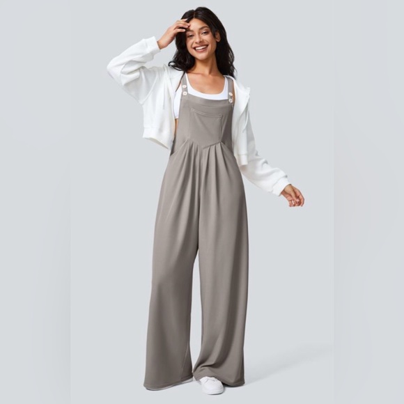 HALARA Pants - Pockets Waffle Casual Overalls NWT